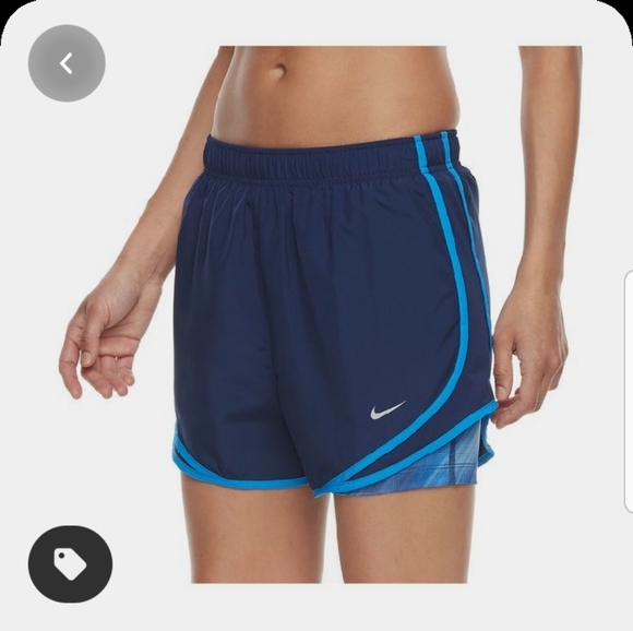 nike 2 in 1 tempo shorts